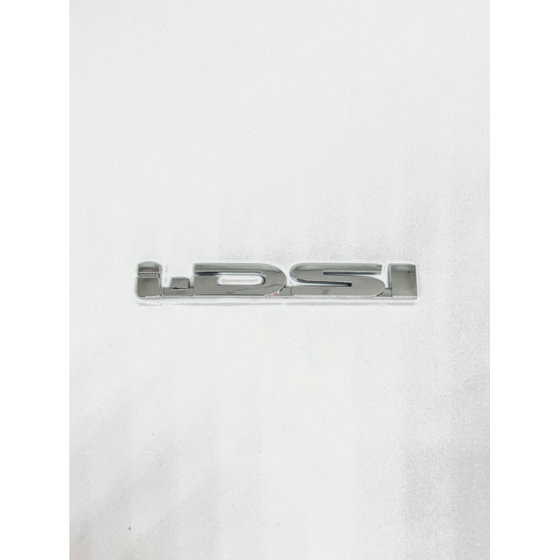 Emblem Mobil Tulisan I.DSI Chrome 11cm