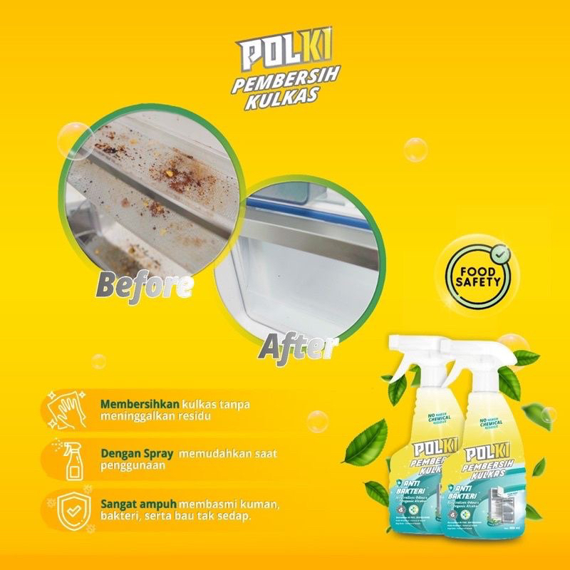 POLKI Pembersih Kulkas 400ml