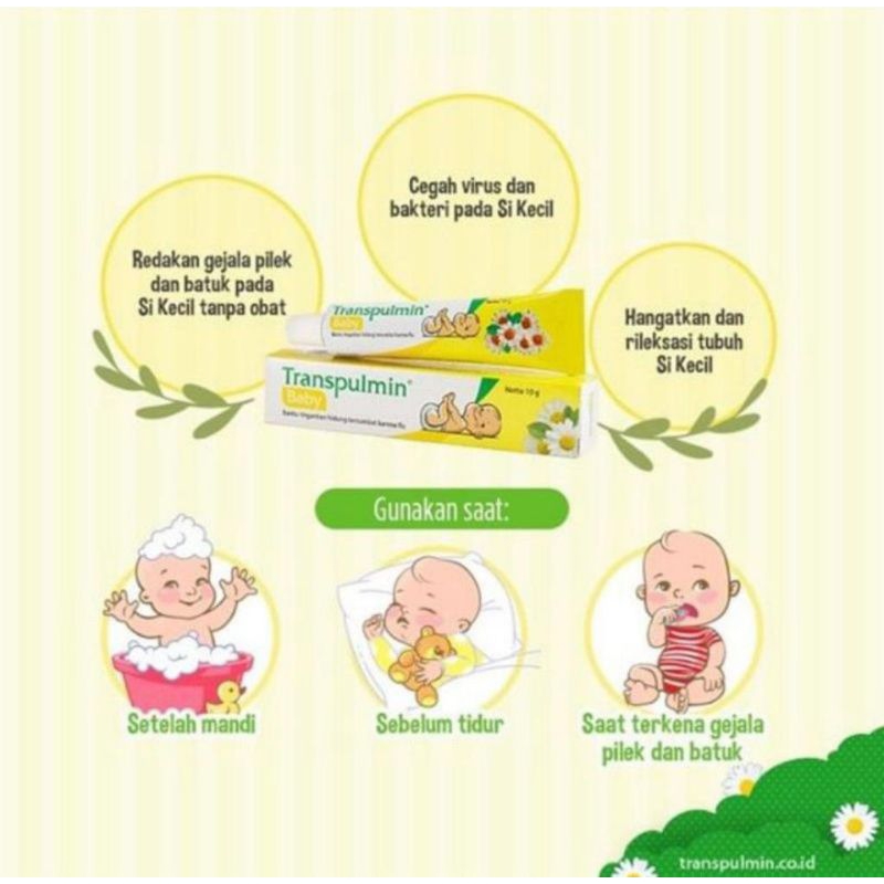 Transpulmin Baby/Transpulmin Anak 5gr,10gr,20gr