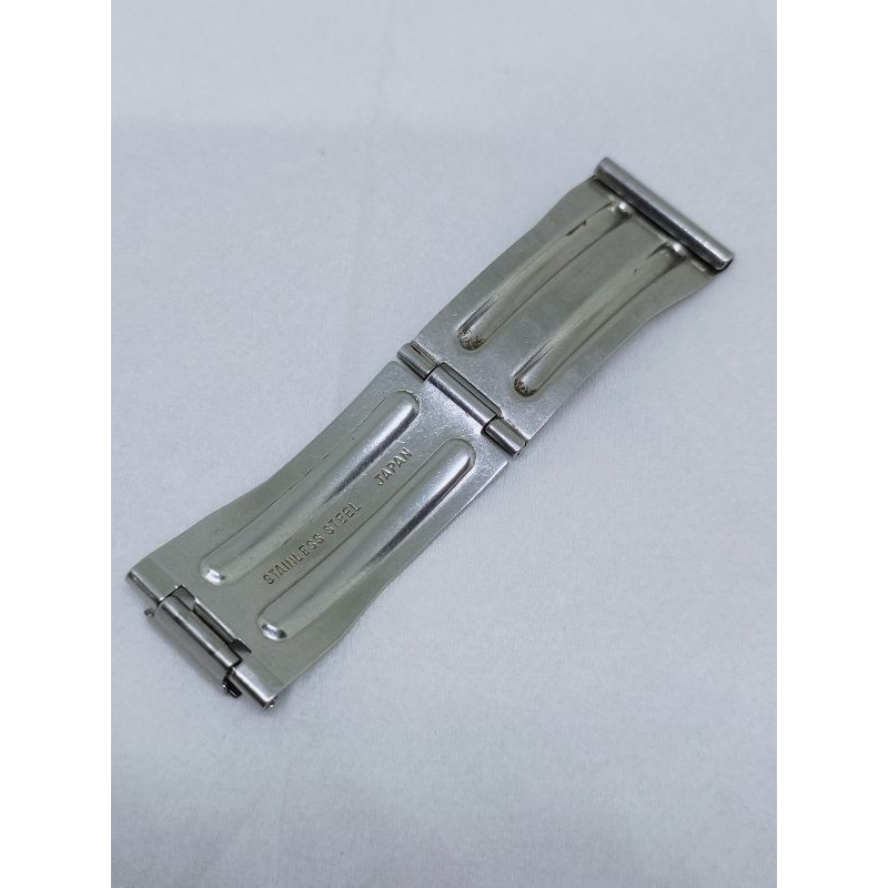 Clasp buckle deployment 18mm japan fold foldover buckle bracelet  jam tangan antik part arloji lawas