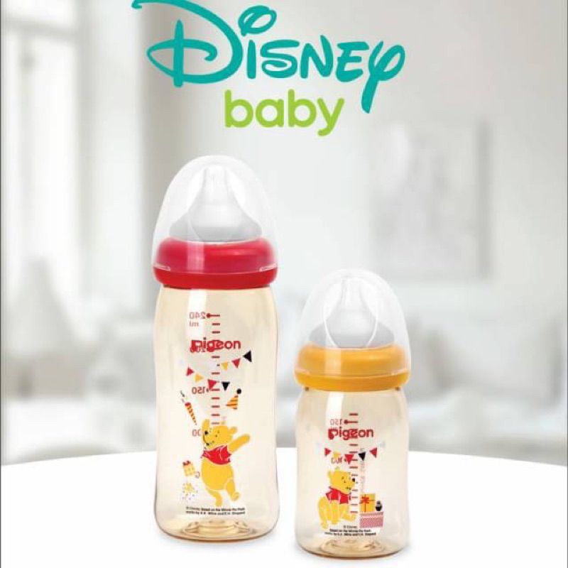 Pigeon Botol Susu PPSU Wide Neck Disney Pigeon PPSU Bottle