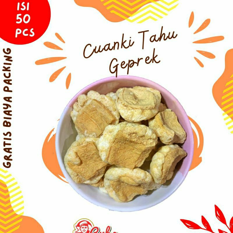 

Cuanki Tahu Geprek isi 50pcs, toping seblak, boci baso aci, bakso mie, tahu kribo