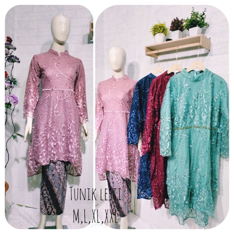 promo tunik lesti kejora/ kebaya modern/Tunik lamaran/kebaya wisuda