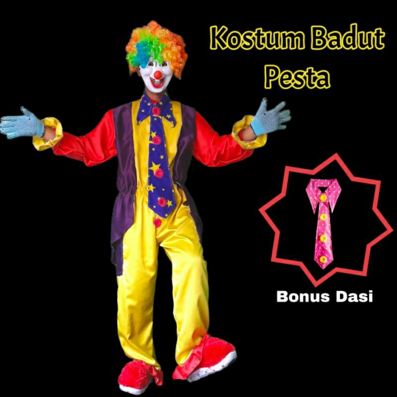 kostum badut ulang tahun