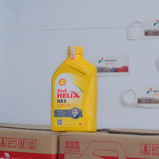 Shell Helix Oli Mobil HX5 15W-40 1Liter dan 4 Liter / Oli Pelumas / Oli Shell Helix / Helix Ultra HX