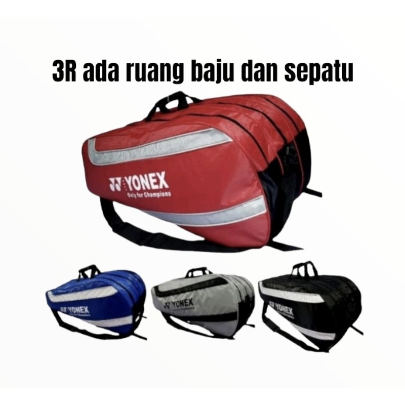 tas ransel Yonex tas punggung Yonex 3 ruangan