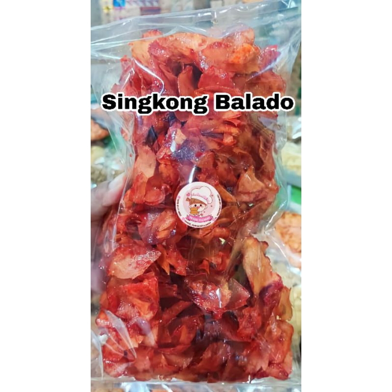 

Keripik Singkong Balado Basah/ Keripik Singkong Pedas/ Singkong Sambel [ 500gr ]