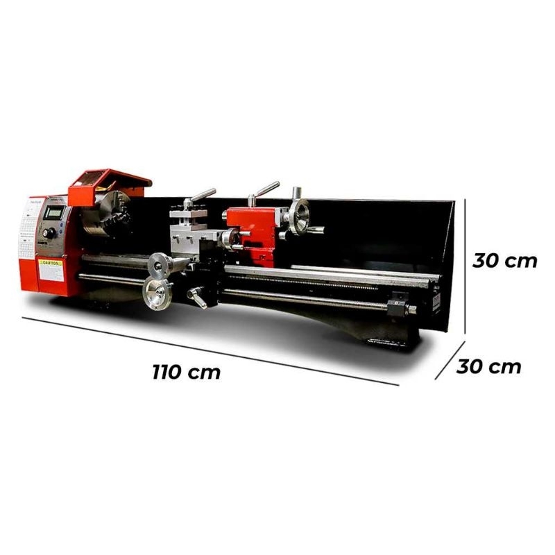 VEVOR Mesin Bubut Mini Metal Lathe Bench Brushless 750W 2500RPM - MX-750