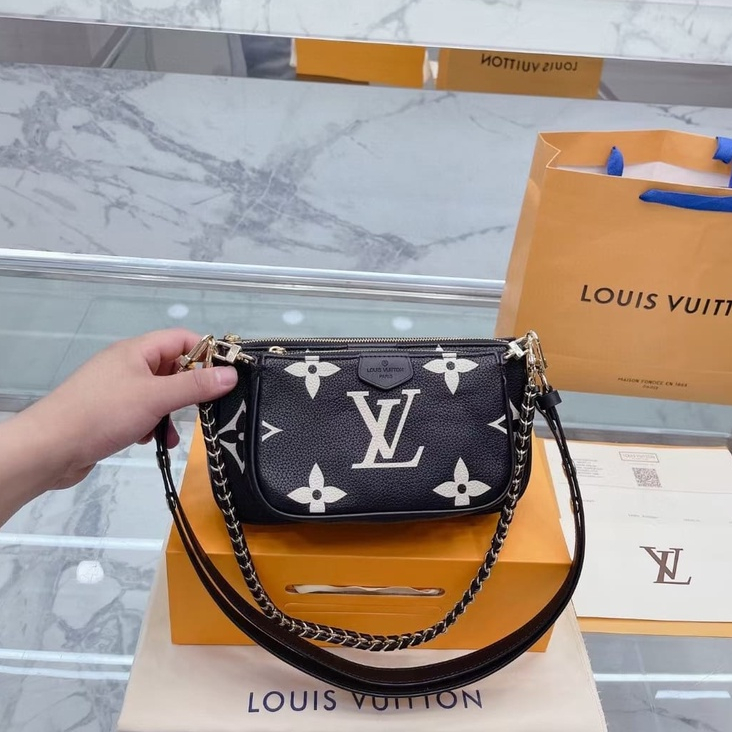 5991 L Vuitton Pøchette 2in1 ♡Free Sarung+BubbleWrap♡