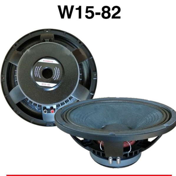Speaker komponen wisdom 15inch wisdom w 15 82 w 15 82 mid low