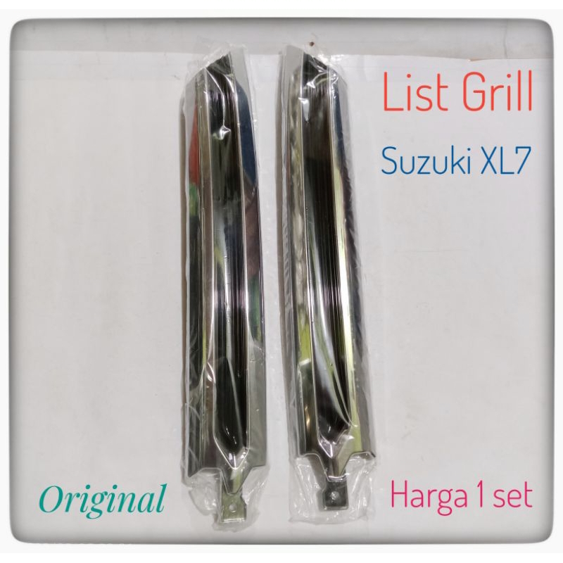 List Grill Suzuki XL7 Chrome original List depan Suzuki XL7
