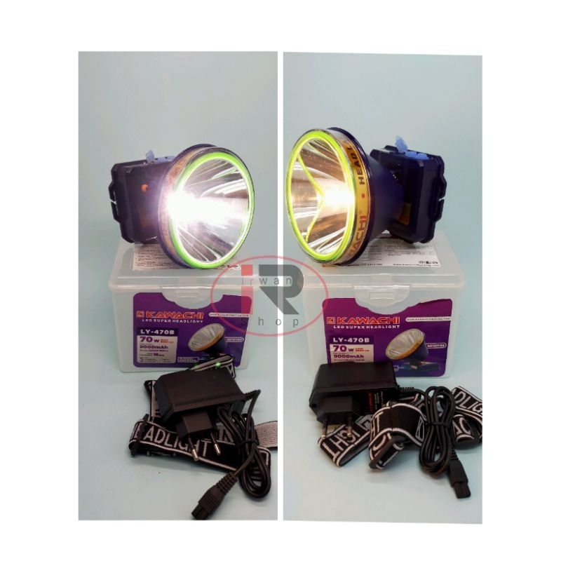 Senter Kepala Jumbo Kawachi LY 470 A 70 Watt Waterproof