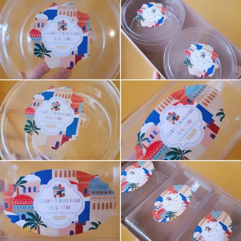 

Sticker Toples Idul Fitri " Colourful Mosque " ( 1 pack isi 6 lbr sticker )