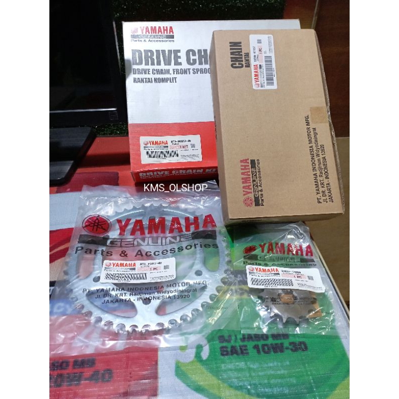 Gear Set Gir Paket Vixion R Led 155 New 2017 2018 Asli Ori Yamaha BT3-W001A-00