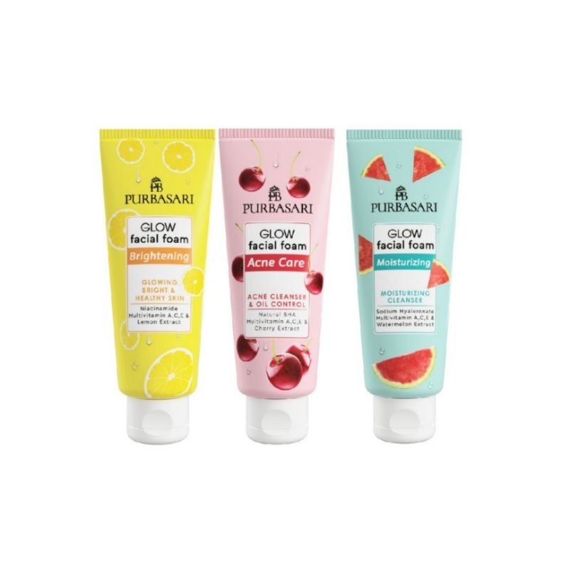 PURBASARI Glow Facial Foam Series 100gr