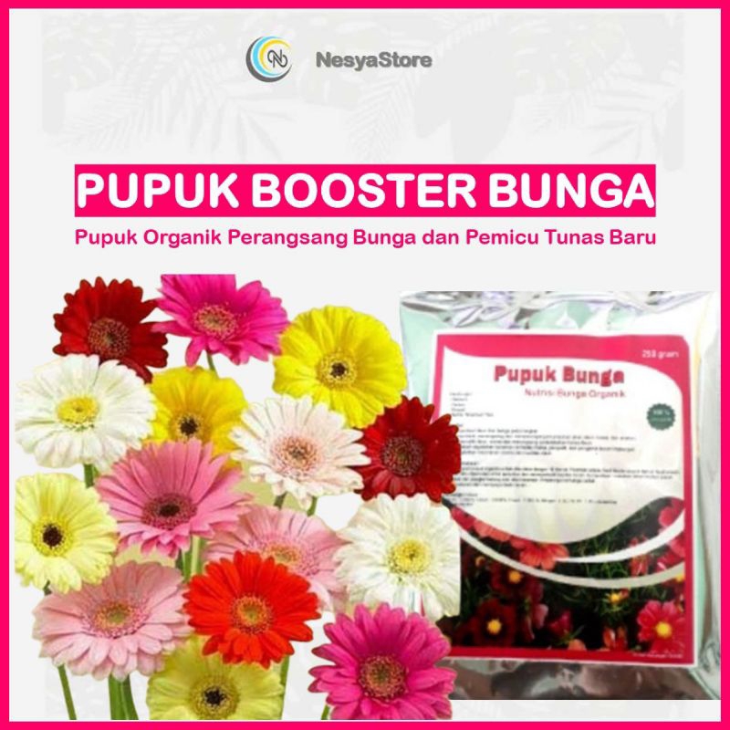 Pupuk Organik Booster Bunga Tanaman Hias Pupuk Pelebat Tanaman Hias Perangsang Anti Rontok