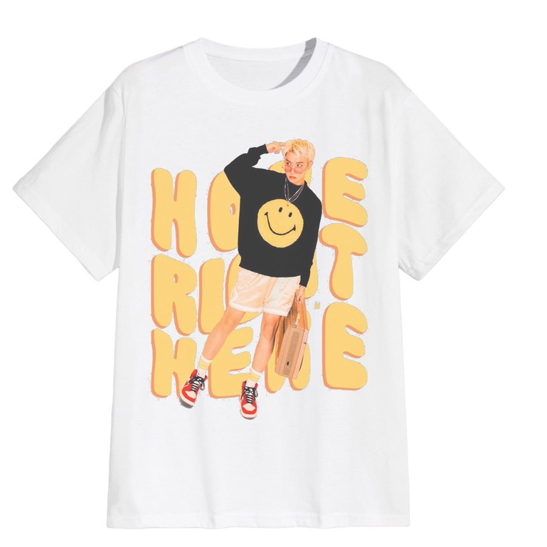 OSSU TSHIRT IDOL J HOPE BTS RIGHT HERE | KAOS BTS KPOP | KAOS REGULAR | KAOS OVERSIZE