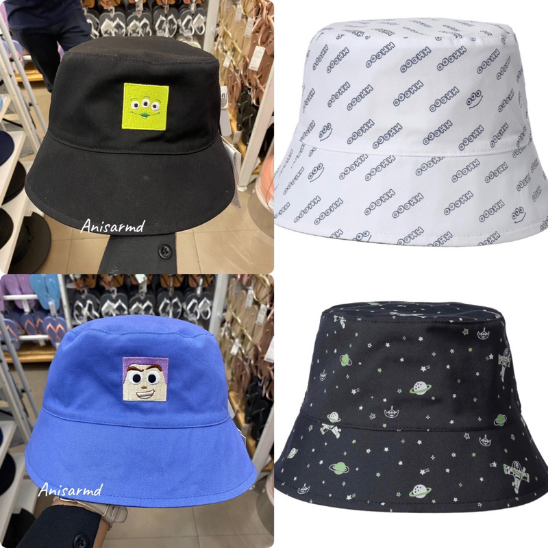 toy story collection convortible bucket hat / bucket hat miniso