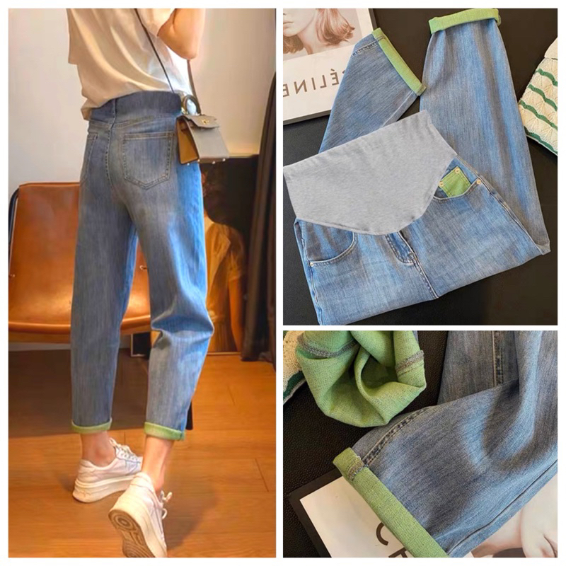 NEW!!Celana Jeans Hamil Soft &amp; Stretch 9265