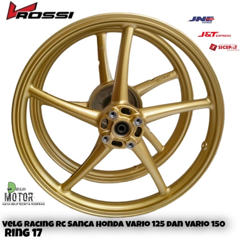 Velg Vario 125 /Vario 150 Ring 17 Sepasang/velg racing vrossi vario125, vario150 ring 17 sepasang