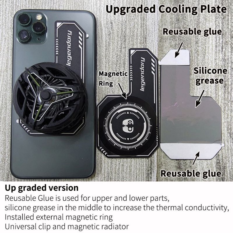 Thermalpad peredam panas untuk hape stiker plat penyerap panas hape