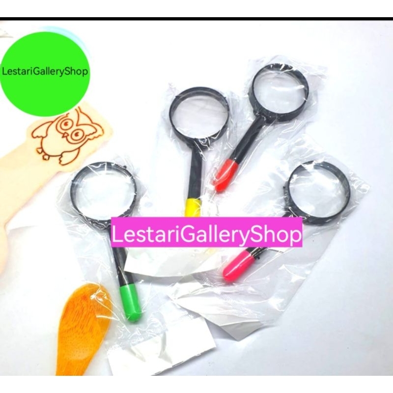 [LGS] KACA PEMBESAR MINI + PENSIL ANAK EDUKATIF/ MAINAN EDUKASI MAGNIFYING GLASS TOY / CIEL BLEU SHOP