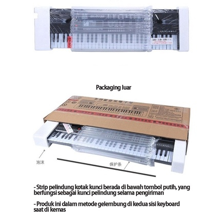 PO/Piano elektrik keybords pemula/61-kunci organ elektronik anak/organ elektronik siswa 61 keys piano/Pengiriman tanggal 15 oktober