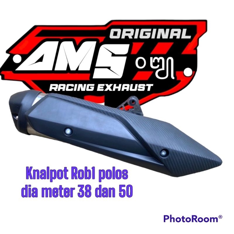 KNALPOT RACING ROB 1 standar racing polos copy rob1 inlet 50&38