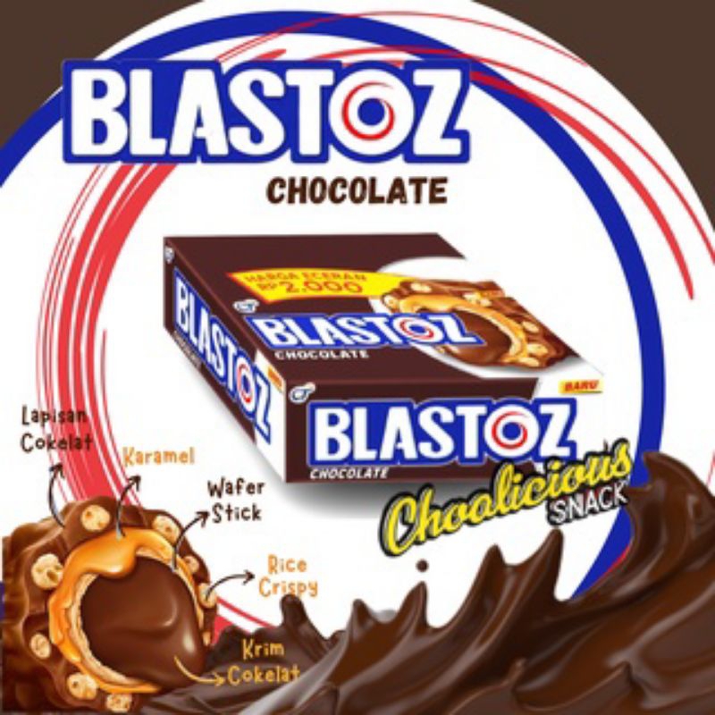 BLASTOZ Wafer chocolate 12×24g