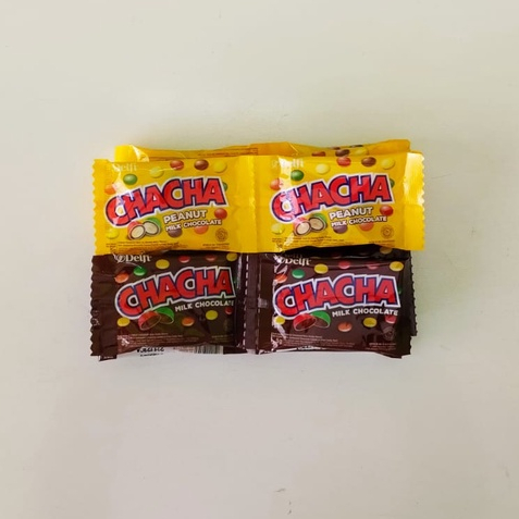 

Delfi Chaca Peanut Milk Chocolate Renteng Isi 10 Permen Rasa Cokelat