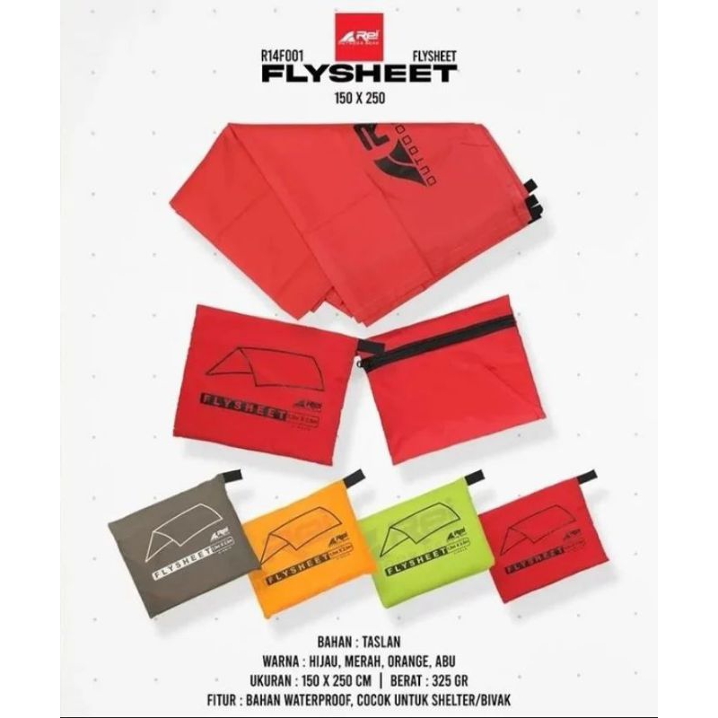 flysheet arei 150 x 250 cm ORIGINAL