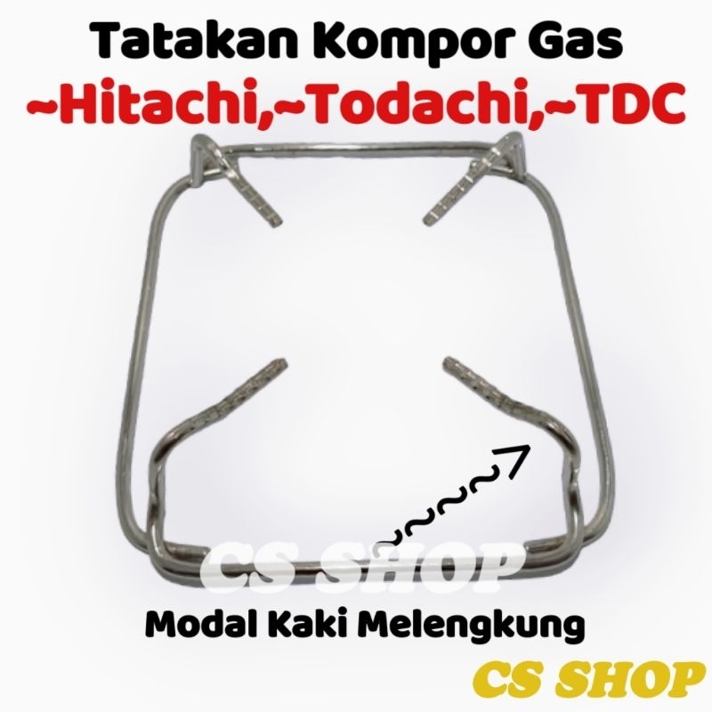 Tatakan Kompor Gas Hitachi Tdc Todachi/Dudukan Kompor Gas Tdc Hitachi/Tungku Kaki Kompor Gas Hiatchi Todachi Tdc Mod Lengkung