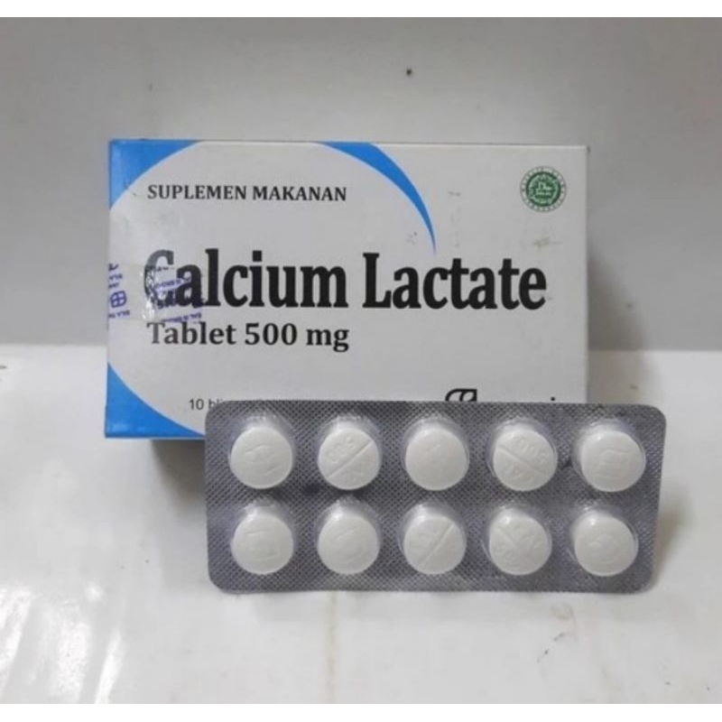 Calcium Lactate 500mg 10 Tablet