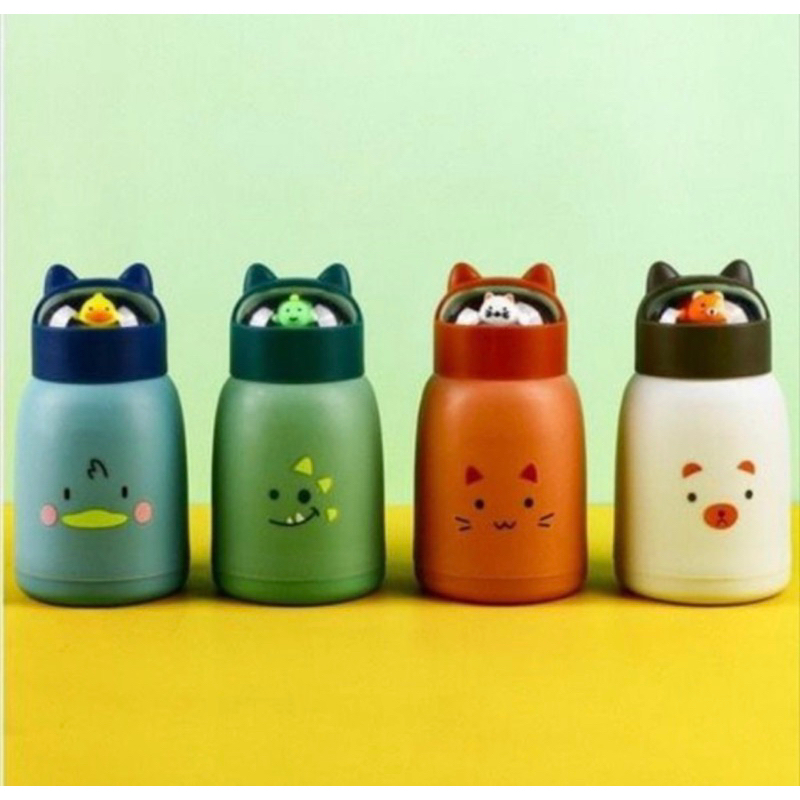 Botol Minum Kaca Karakter CAT Botol Kaca 360ml Bpa Free Gambar Kartun - Botol Minum Kaca Cat 360ml -