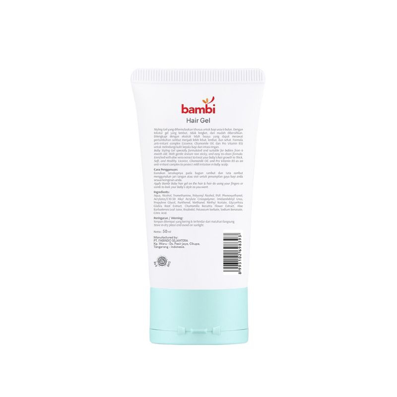 Bambi Baby Hair Gel - Gel Rambut Anak