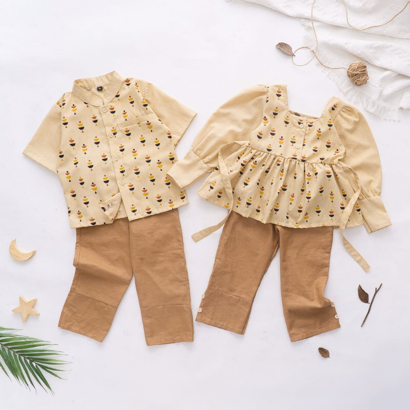 RACHIDKIDS / REIRA FAMSET MUSTARD / FAMILY SET LEBARAN