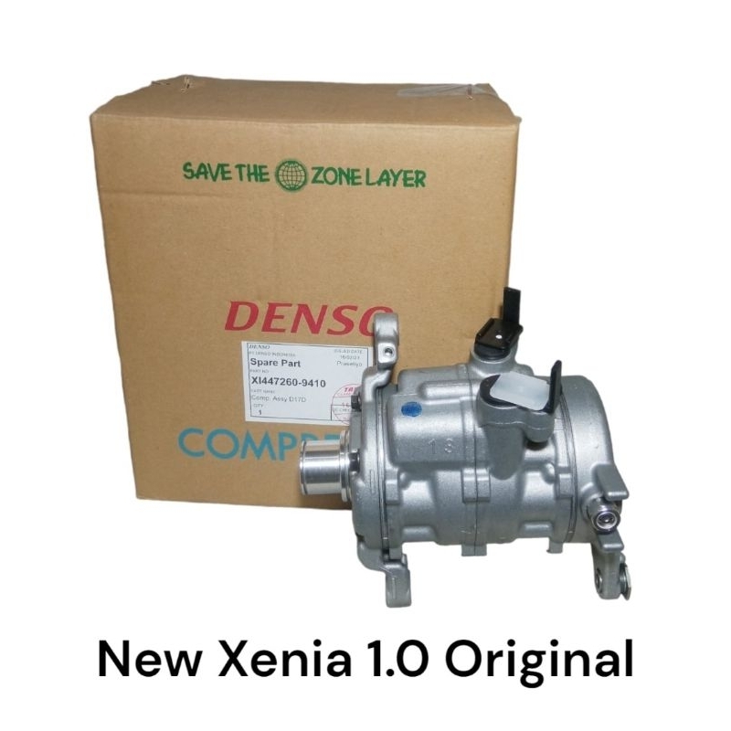 KOMPRESOR COMPRESOR AC DAIHATSU NEW XENIA 1.0 1000 CC ASLI DENSO ORIGINAL