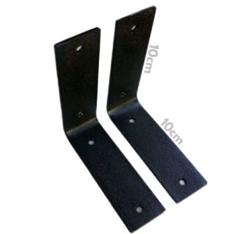 Besi siku plat L braket tebal 4 mm lebar 2.5 cm