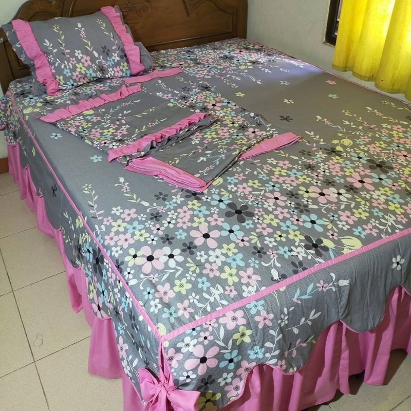 bedcover dan sprei rumbai excellent