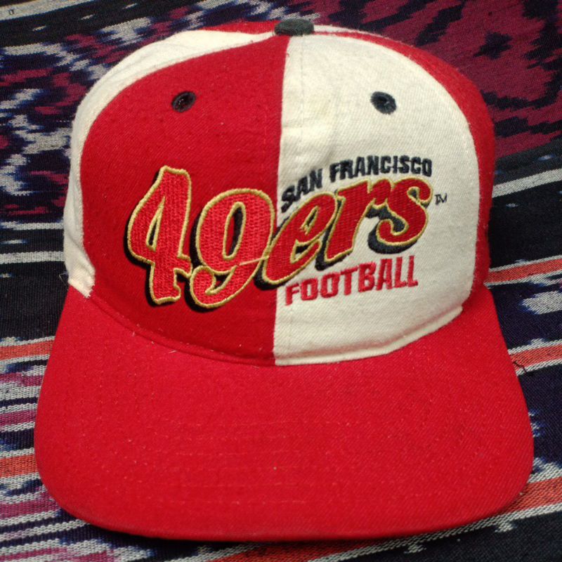 Topi Vintage Second San Francisco 49ers Football - SF Side Logo