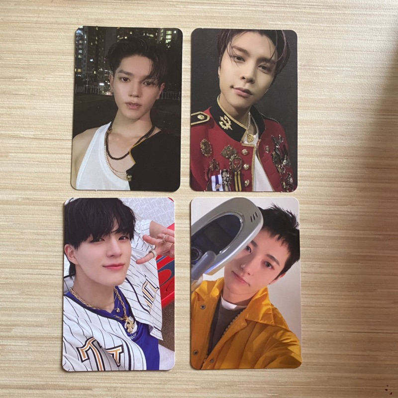 NCT Official photocard johnny taeyong jeno renjun sticker beatbox punch