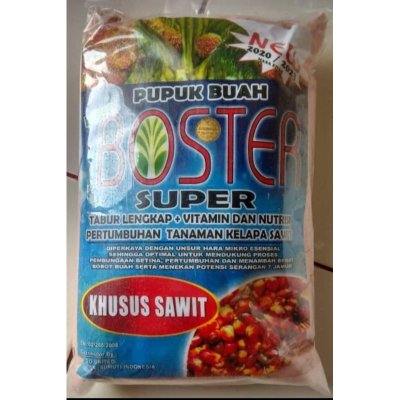 Distributor PUPUK BOSTER SUPER ORIGINAL 5kg Khusus Sawit