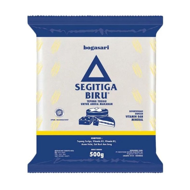 

Terigu bogasari segitiga biru 500g