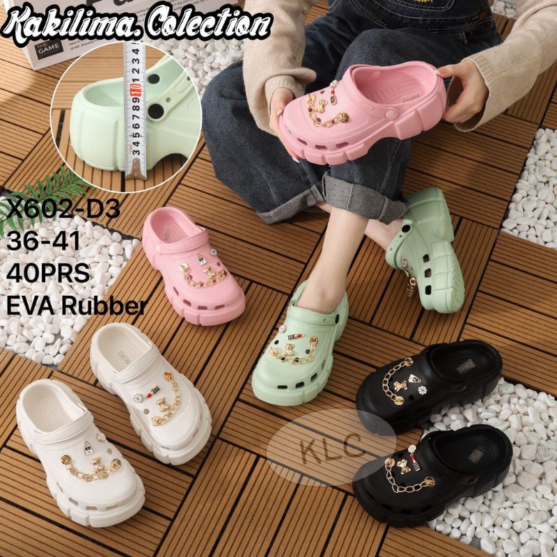 Sandal baim rubber eva sandal wedges Perempuan HYS