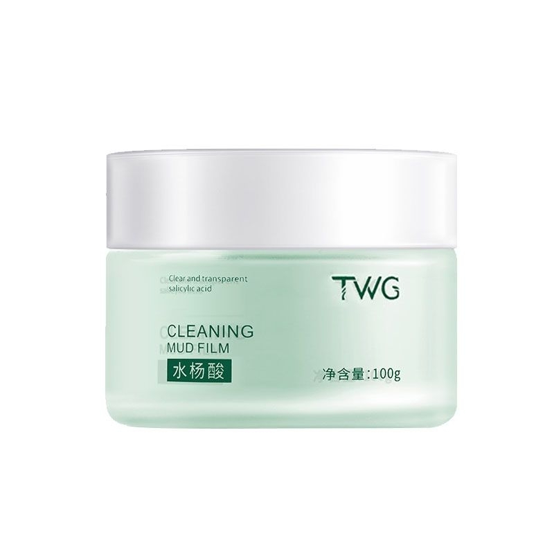 TWG Mugwort Mask Salicylic Acid Anti Pores &amp; Acne Clay Mask / TWG Mud Mask Mengangkat Komedo &amp; Sel Kulit Mati &amp; Mengecilkan Pori-Pori Menghaluskan Kulit / TWG Masker Wajah Pelembab &amp; Menghaluskan Kulit / TWG Masker Lumpur Hijau / Masker Pengangkat Komedo