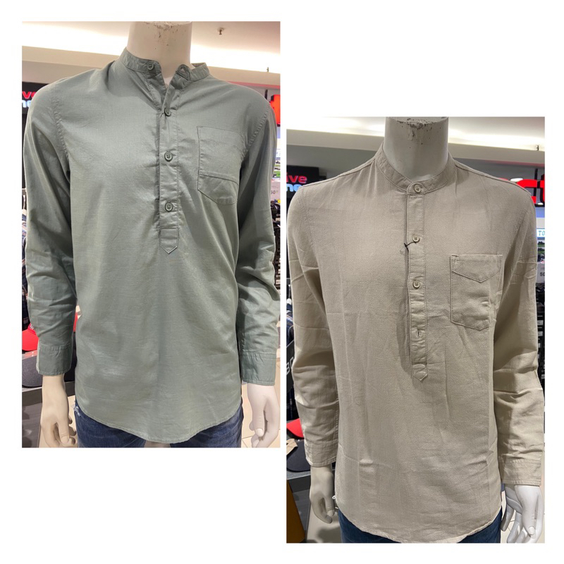 Kemeja koko pria lengan panjang Bombboogie original (S-XL)