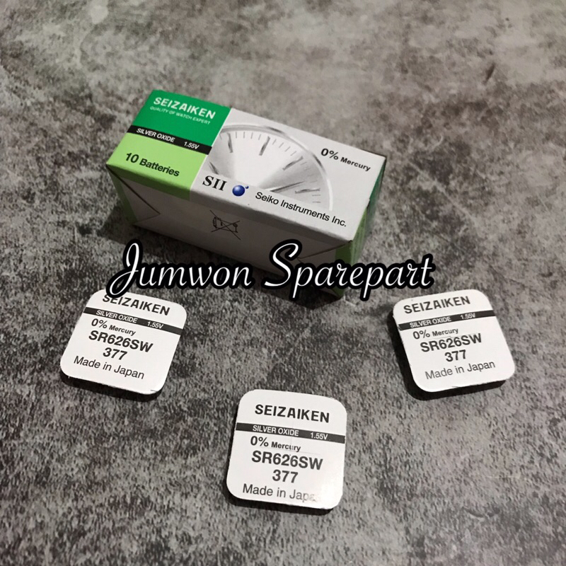Baterai Seizaiken 377 SR626SW Original Seizaiken 377 Seizaiken 626