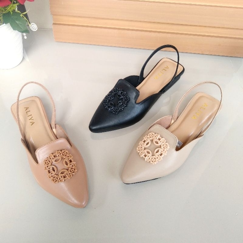 Aliya Kanya Mules Wanita heels/hak 2cm