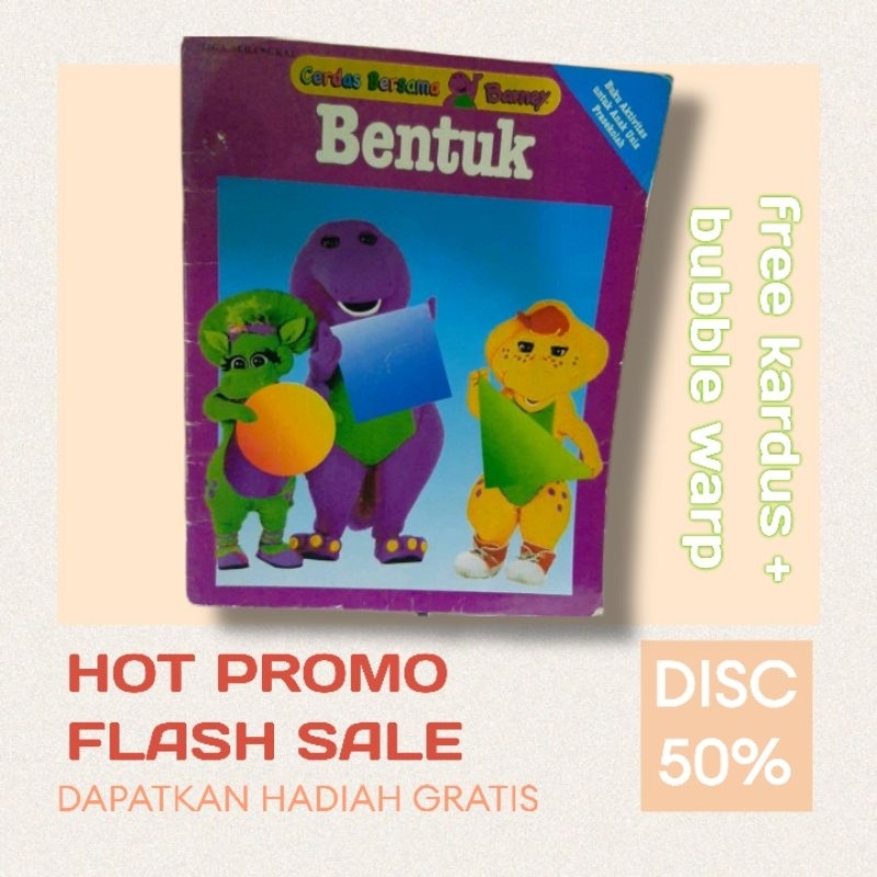 

buku gambar anak "cerdas bersama BANNEY -BENTUK-