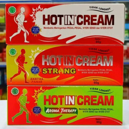 Hot In Cream 𝟔𝟎𝐠𝐫 - 𝐊𝐞𝐦𝐚𝐬𝐚𝐧 𝐓𝐮𝐛𝐞/𝐎𝐝𝐨𝐥 Membantu Meringankan Pegal-pegal